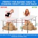 Folding Table Risers,Folding Table Leg Extenders,5-Levels Height Adjustable Risers for DIY & Back Pain Relief for Office,Dining,Standing Desk 4Pack Folding Table Risers,Folding Table Leg Extenders,5-Levels Height Adjustable Risers for DIY & Back Pain Relief for Office,Dining,Standing Desk 4Pack