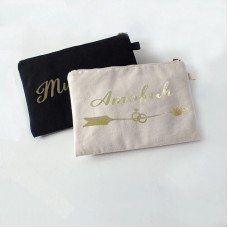 Personalized Bridesmaid Makeup Bags Gifts