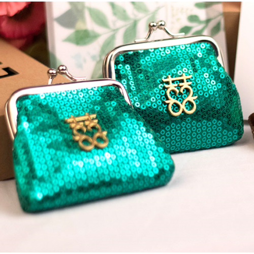 Elegant Sequin Emerald Favor / Candy Bags Elegant Sequin Emerald Favor / Candy Bags