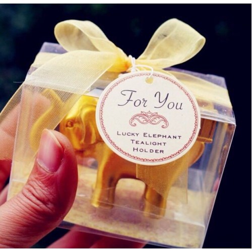 Lucky Golden Elephant Candle Holder Lucky Golden Elephant Candle Holder