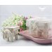 Lucky Ivory Elephant Candle Holders Lucky Ivory Elephant Candle Holders