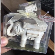 Lucky Ivory Elephant Candle Holders