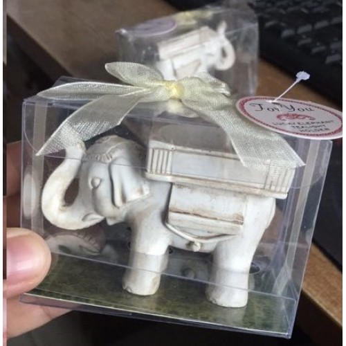 Lucky Ivory Elephant Candle Holders Lucky Ivory Elephant Candle Holders