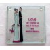 Square Bride Groom Glass Coaster Set(2pcs/set) Square Bride Groom Glass Coaster Set(2pcs/set)