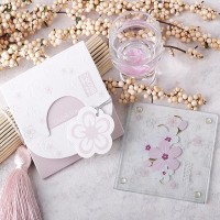 Glass Sakura Coasters