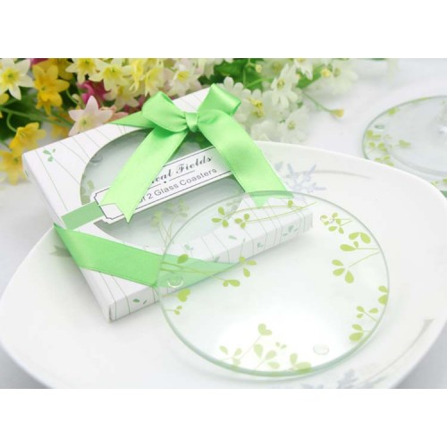 Glass Coasters Favor Set (2pcs/set) Glass Coasters Favor Set (2pcs/set)