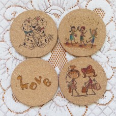 Personalized Cork Coasters