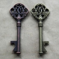Antique European Key Bottle Openers