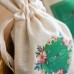 Personalized Cotton Fabric Favors Bags Personalized Cotton Fabric Favors Bags