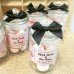 Personalized Glass Favor Jars