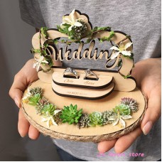 Personalized Wedding Ring Pillow