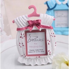 Pink Blue Resin Place Card Holders