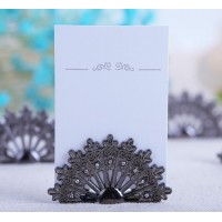 Peacock Place Card Holders