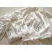 Personalized White Satin Bride Robes Personalized White Satin Bride Robes
