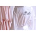 Personalized White Satin Bride Robes Personalized White Satin Bride Robes