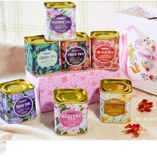 Portable Vintage Tea Tins Boxes