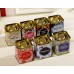 Portable Tea Tins Lids Container Boxes  Portable Tea Tins Lids Container Boxes