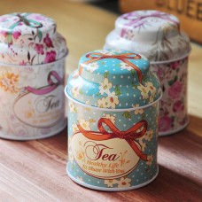 Portable Vintage Tins Tea Boxes