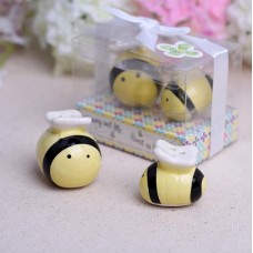 Ceramic Honeybee Salt and Pepper Shakers