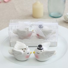 Ceramic Love Bird/Angel Salt & Pepper Shakers Set