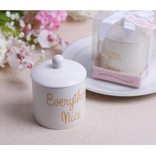 "Sugar, Spice and Everything Nice" Ceramic Sugar Bowl