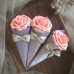 Purple Cone Shaped Candy Boxes Purple Cone Shaped Candy Boxes