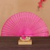 Personalized Sandalwood Hand Fans (Pink,Orange,Red,Purple,Black,Green)