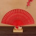 Personalized Sandalwood Hand Fans (Pink,Orange,Red,Purple,Black,Green)