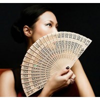 Asian Sandalwood Hand Fans
