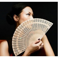 Asian Sandalwood Hand Fans