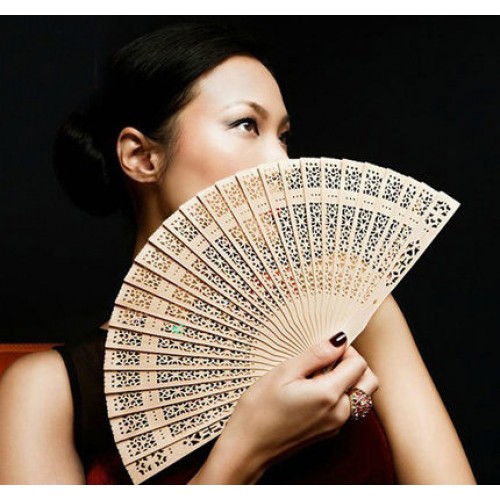 Asian Sandalwood Hand Fans Asian Sandalwood Hand Fans