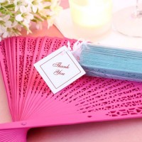 Personalized Colors Wood Panel Hand Fans