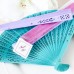 Personalized Colors Wood Panel Hand Fans Personalized Colors Wood Panel Hand Fans
