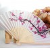 Personalized Plum Blossom Silk Hand Fans