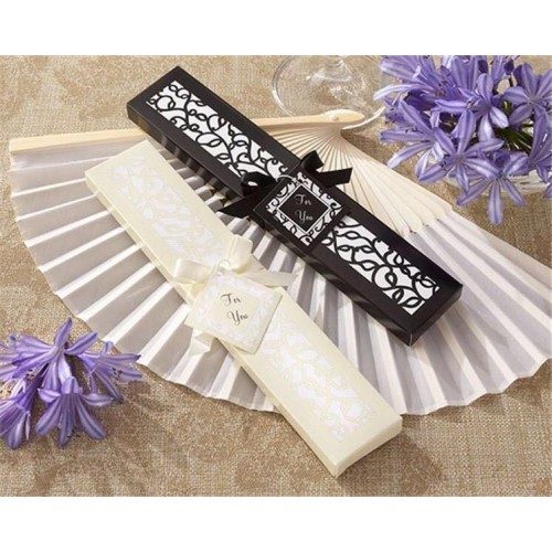 Personalized Silk Folding Hand Fans  Personalized Silk Folding Hand Fans
