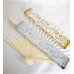 Personalized White Silk Hand Fans Personalized White Silk Hand Fans