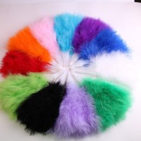 Elegant Soft Feather Hand Fans 