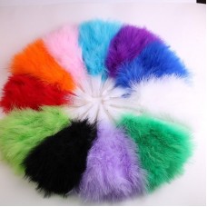 Elegant Soft Feather Hand Fans 
