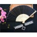 Personalized Silk Folding Hand Fans  Personalized Silk Folding Hand Fans