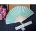 Personalized Silk Hand Fans With Laser Cut Boxes Personalized Silk Hand Fans With Laser Cut Boxes