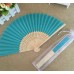 Personalized Silk Hand Fans With Organza Bag