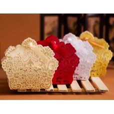 Laser cut Paper Candy Favors Holder boxes