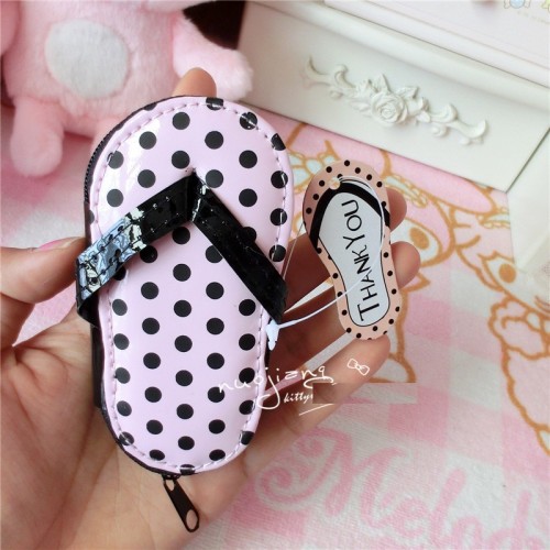 Pink Polka Dot Flip Flop Pedicure Set Pink Polka Dot Flip Flop Pedicure Set