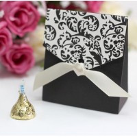 DIY Paper damask favor boxes