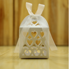Laser Cut Heart Shaped Favor Boxes