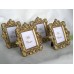 Gold Baroque Design Place Card Frame Holder Gold Baroque Design Place Card Frame Holder