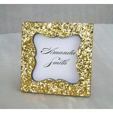 Glitter Place Card Frame Holder (Gold & Sliver )