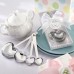Heart Shaped Measuring Spoons Baby Shower Favor Heart Shaped Measuring Spoons Baby Shower Favor