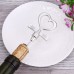 Bride and Groom Silver Heart Wine Stopper & Corkscrew Set Bride and Groom Silver Heart Wine Stopper & Corkscrew Set